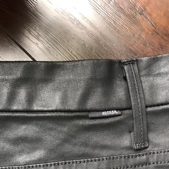 MOTHER Highwaisted cutoff short in Dare I be Happy - Picture 11 of 13